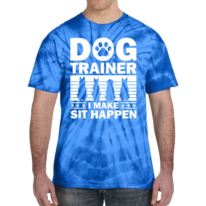 Cool Dog Trainer Dog Training Agility Class Cool Gift Tie-Dye T-Shirt