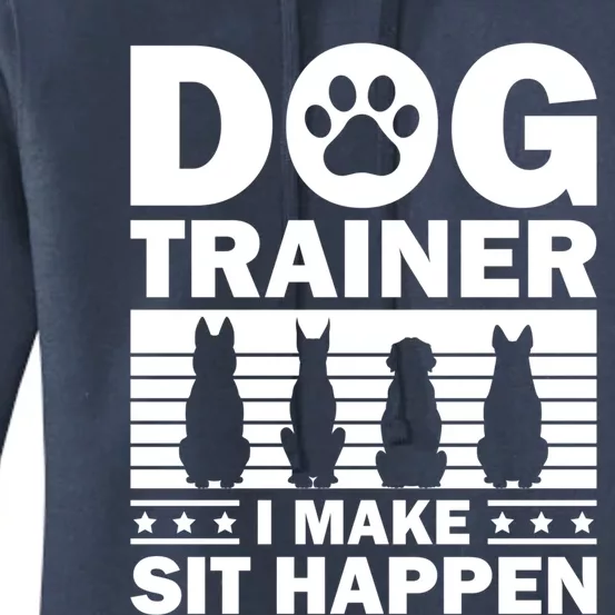 Cool Dog Trainer Dog Training Agility Class Cool Gift Women's Pullover Hoodie