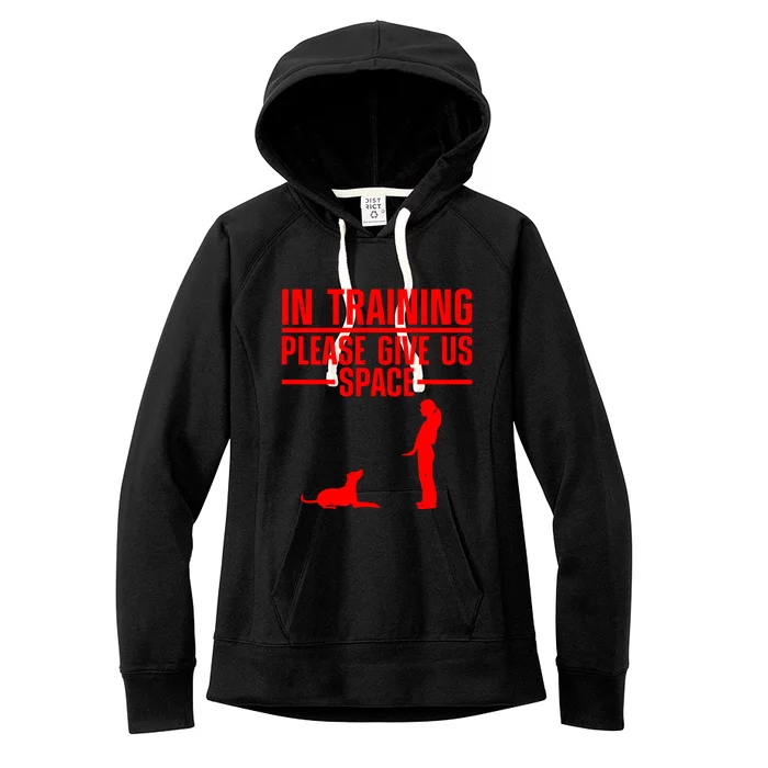 Cool Dog Training Design Dog Trainer Training Great Gift Women's Fleece Hoodie