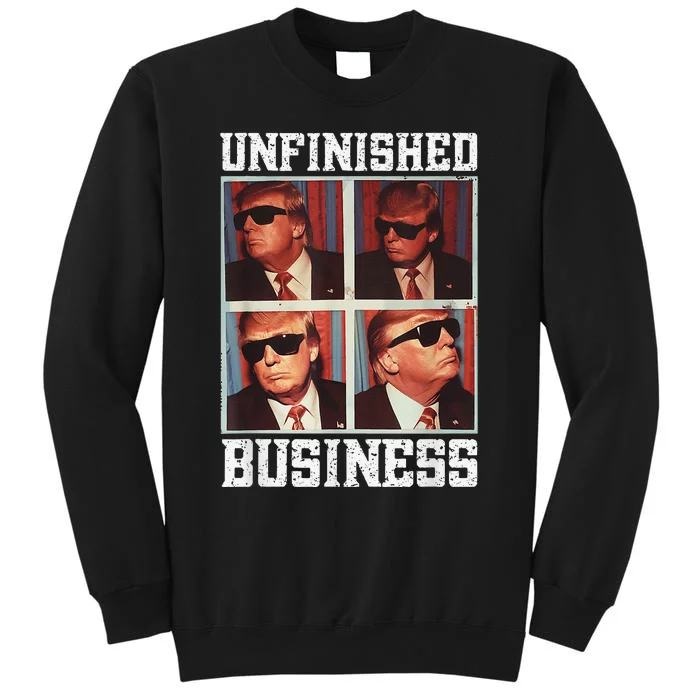 Cool Donald Trump Returns Second Term Unfinished Business Sweatshirt