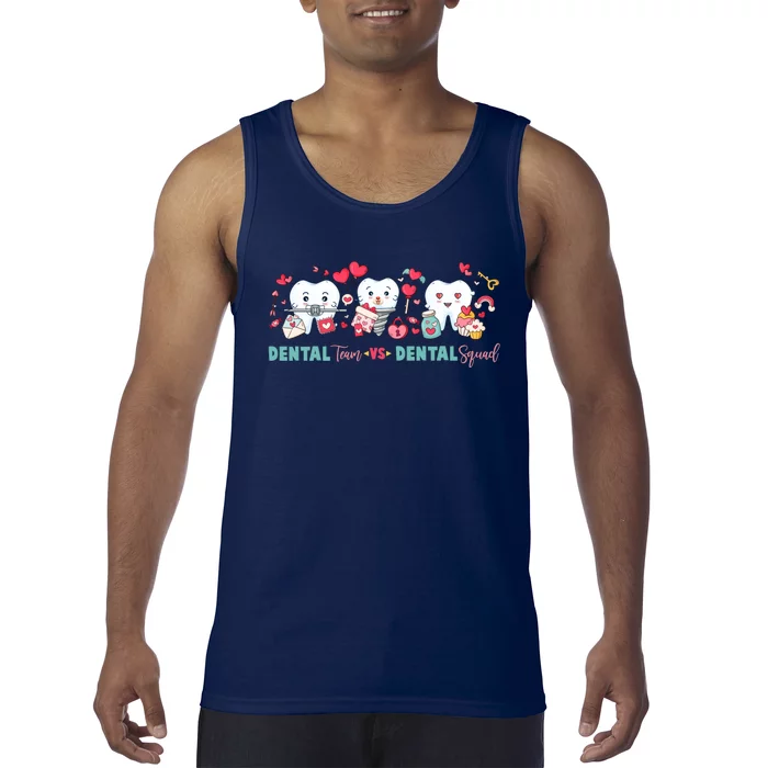 Cute Dental Team VS Dental Squad Tank Top