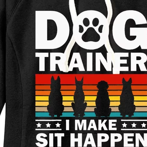 Cool Dog Trainer For Wo Dog Training Agility Class Women's Fleece Hoodie