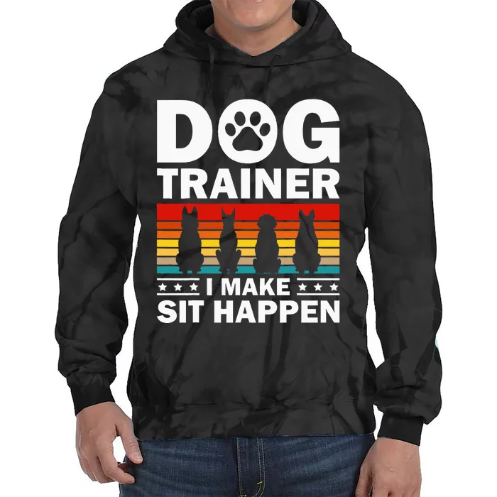 Cool Dog Trainer For Wo Dog Training Agility Class Tie Dye Hoodie