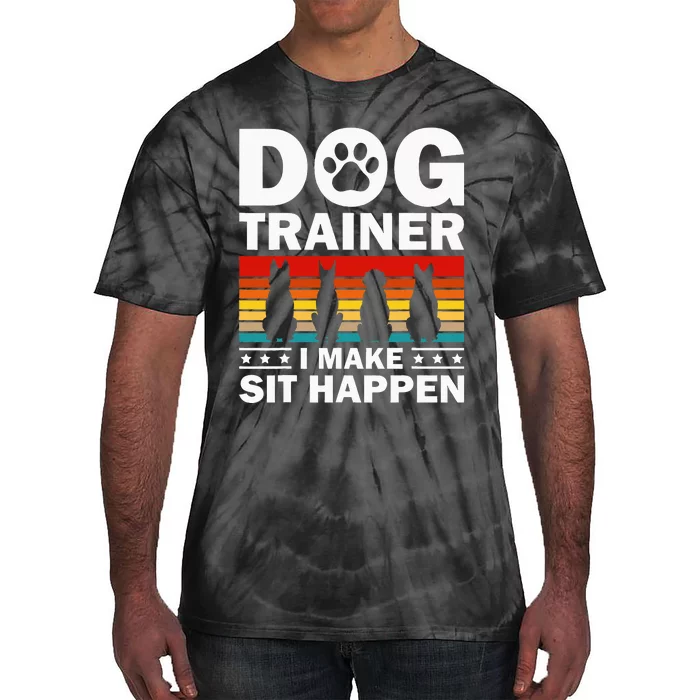 Cool Dog Trainer For Wo Dog Training Agility Class Tie-Dye T-Shirt