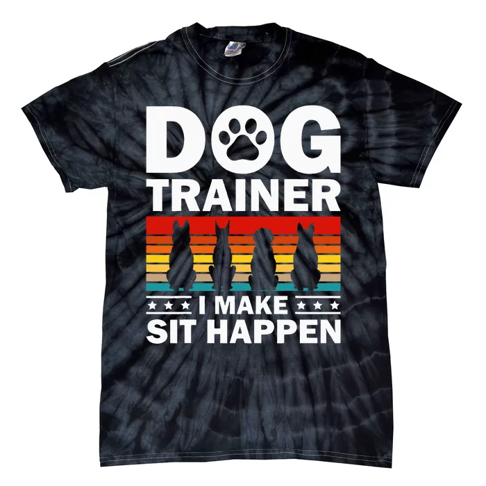 Cool Dog Trainer For Wo Dog Training Agility Class Tie-Dye T-Shirt