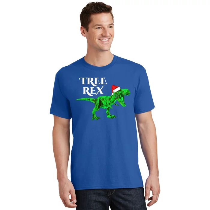 Christmas Dinosaur Tree Rex Funny Xmas Gift For Raptor Lover Gift T-Shirt