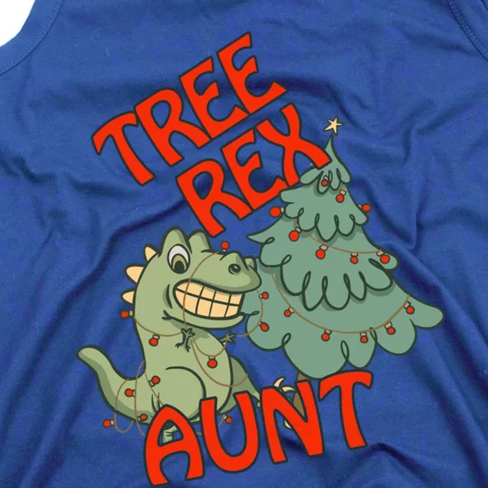 Christmas Dinosaur Tree Rex Aunt Pajamas Gift Tank Top