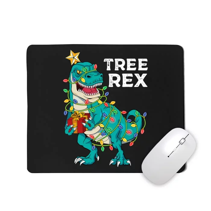 Christmas Dinosaur Tree Rex For Boy Pajamas Mousepad