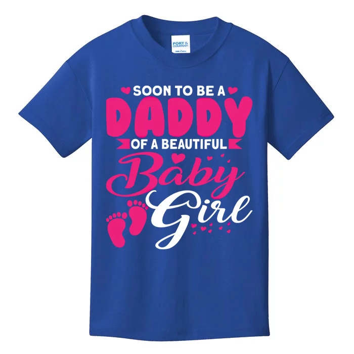 Cute Dad To Be Soon To Be A Daddy Gift Kids T-Shirt