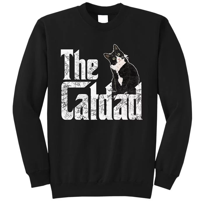 Cat Dad The Catfather Crazy Cat Father Daddy Sweatshirt