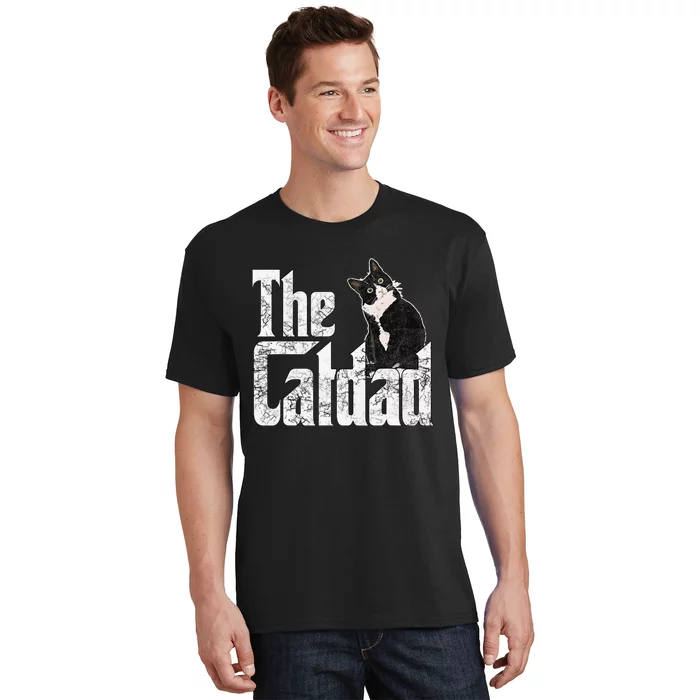 Cat Dad The Catfather Crazy Cat Father Daddy T-Shirt