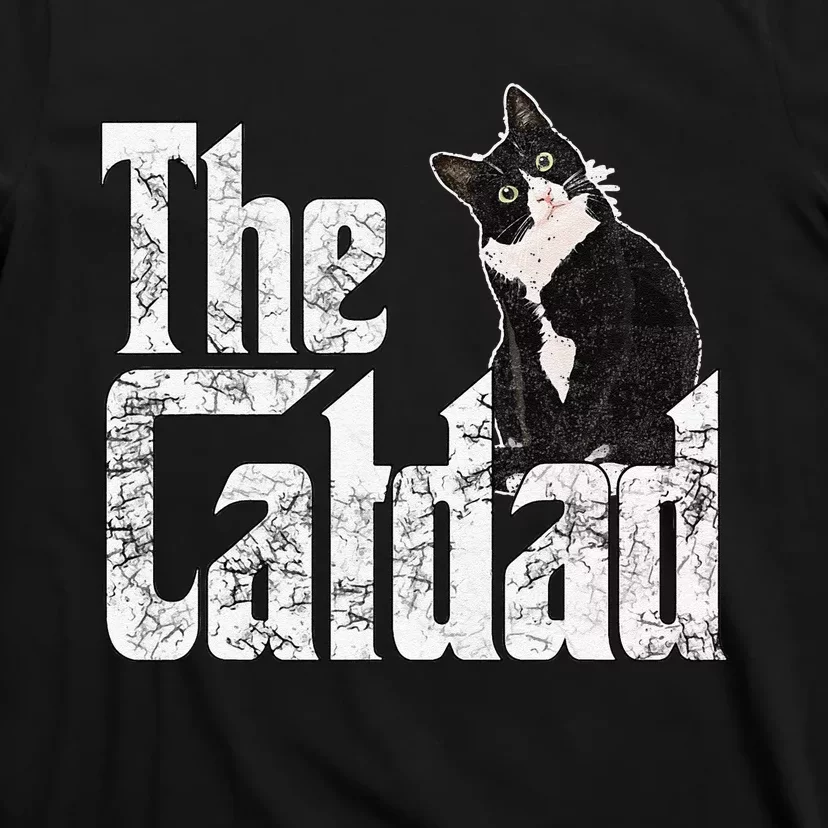 Cat Dad The Catfather Crazy Cat Father Daddy T-Shirt