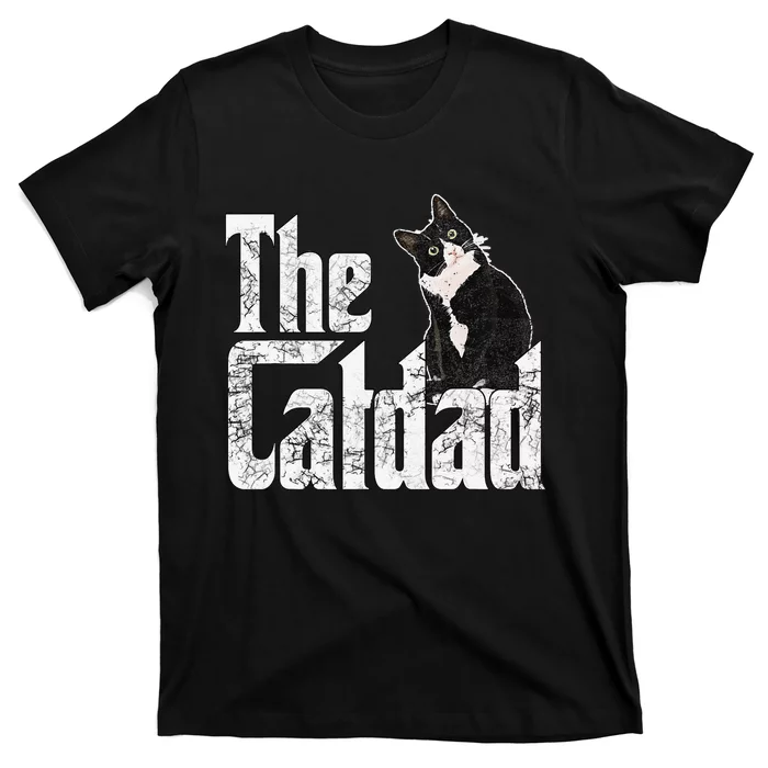 Cat Dad The Catfather Crazy Cat Father Daddy T-Shirt