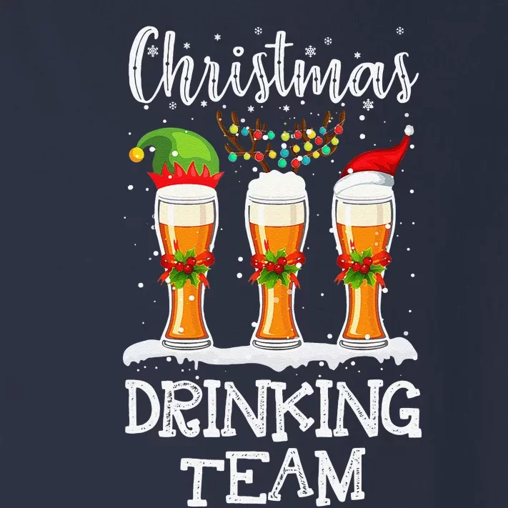 Christmas Drinking Team Holiday Season Xmas Beer Lover Toddler Long Sleeve Shirt