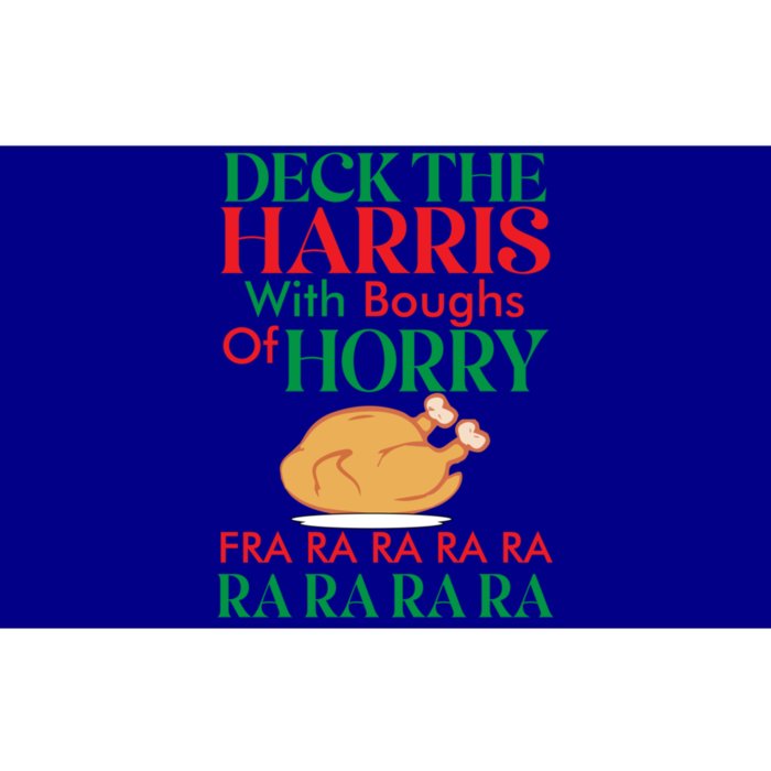 Christmas Deck The Harrs Fra Ra Ra Funny Turkey Gift Bumper Sticker