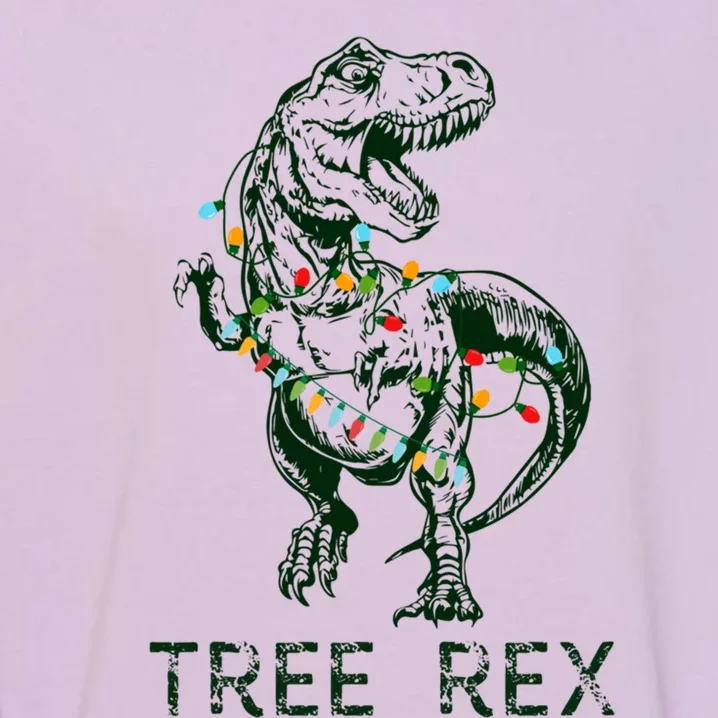 Christmas Dinosaur Tree Rex Pajamas Meaningful Gift Garment-Dyed Sweatshirt