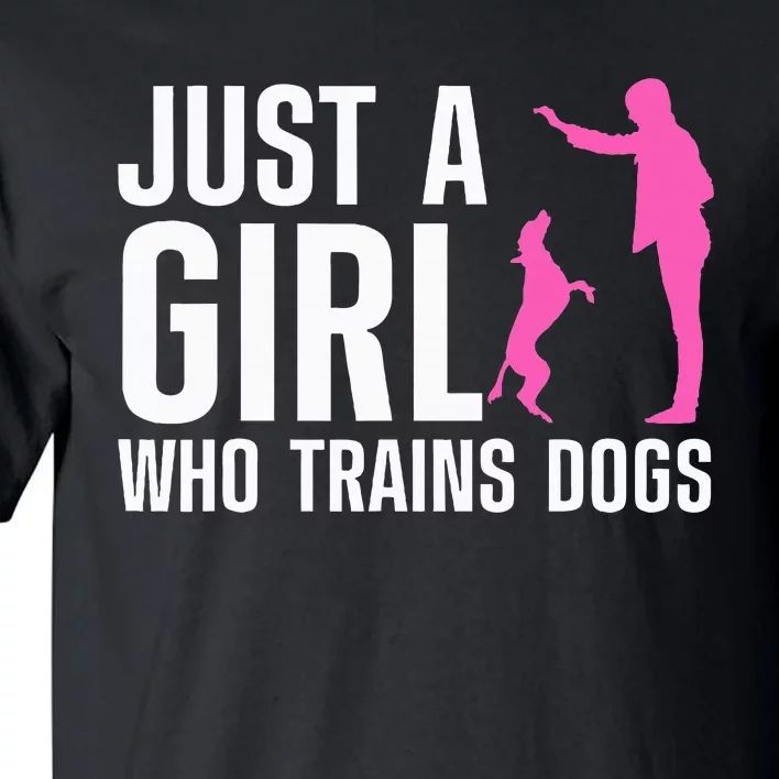 Cute Dog Trainer Training Dog Lover Owner Tall T-Shirt