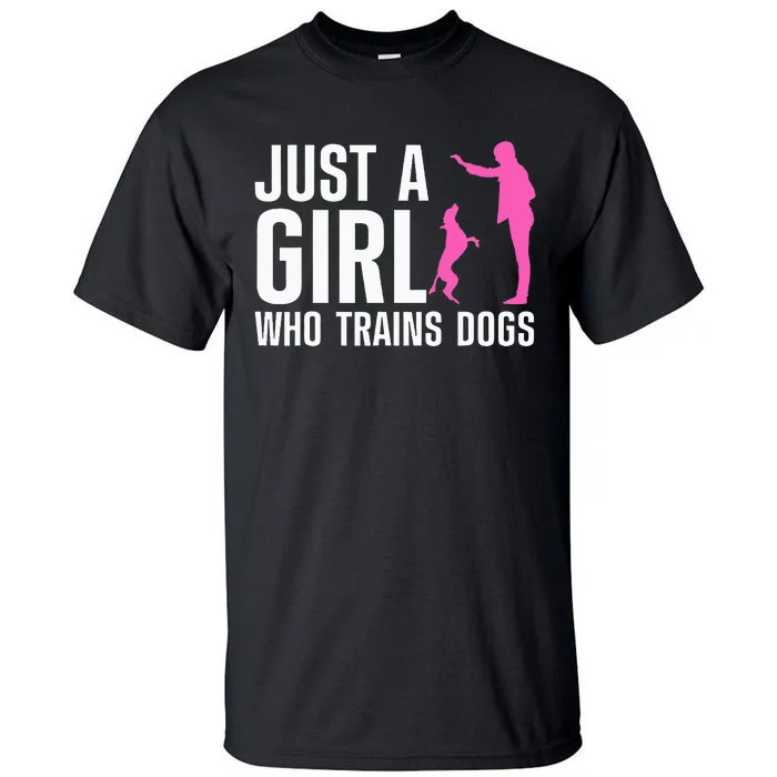 Cute Dog Trainer Training Dog Lover Owner Tall T-Shirt