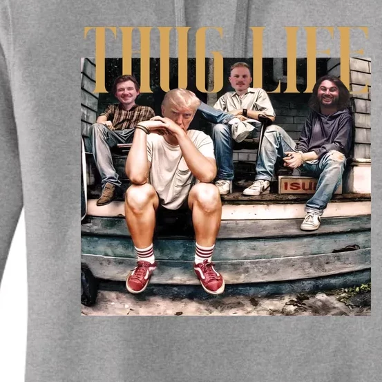 Cool Donald Trump Thug Life Women's Pullover Hoodie