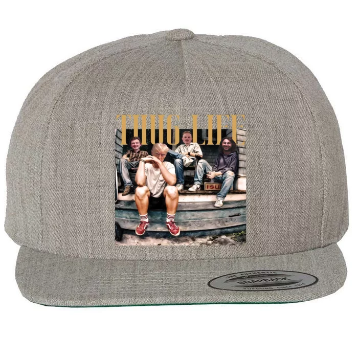 Cool Donald Trump Thug Life Wool Snapback Cap