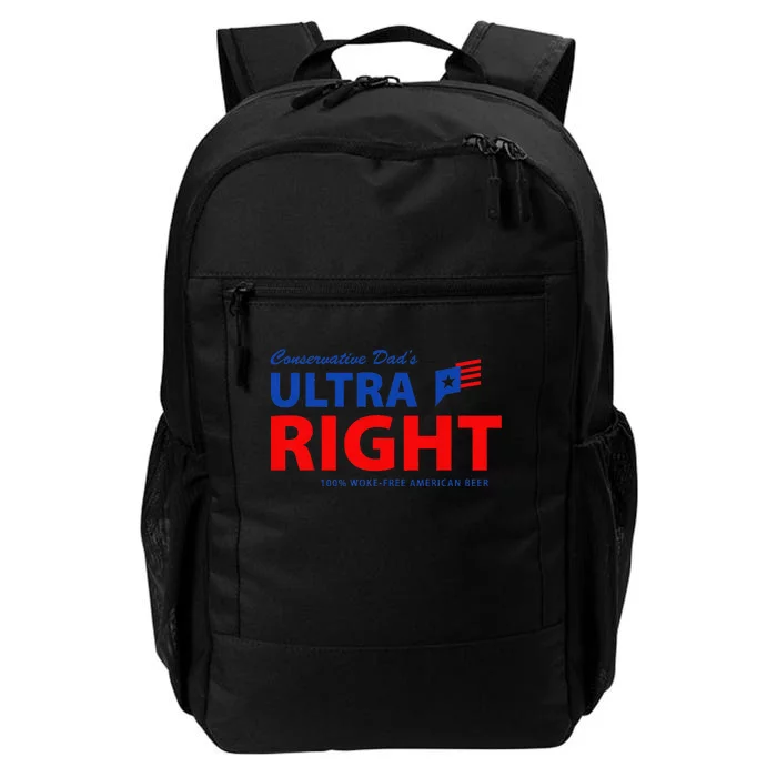 Conservative Dad's Ultra Right 100 Work Free American Beer Daily Commute Backpack