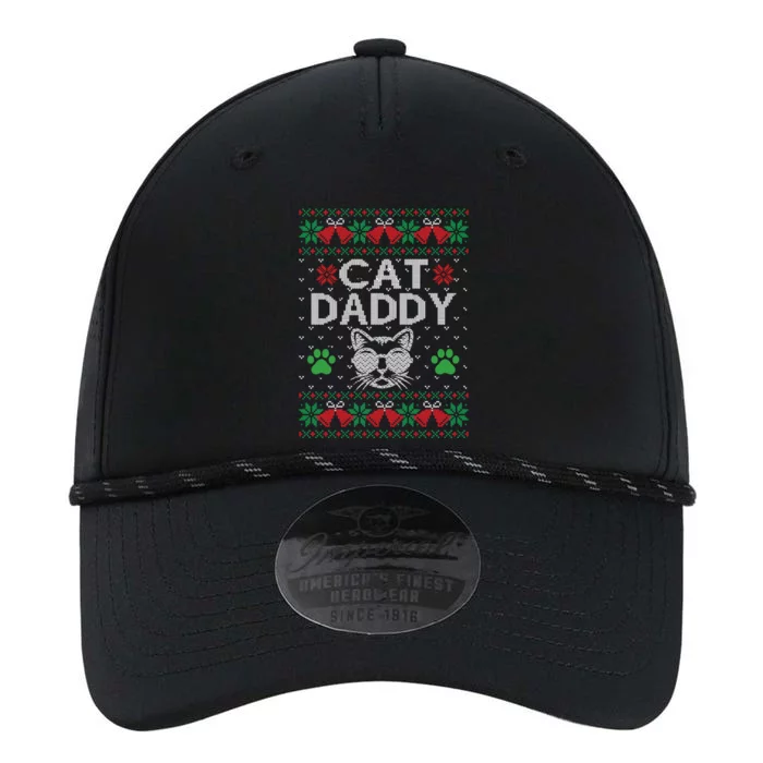 Cat Daddy Ugly Christmas Sweater Funny Paws Xmas Gift Performance The Dyno Cap