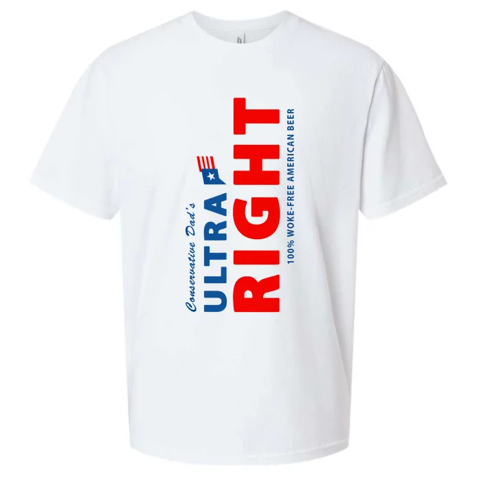 Conservative Dads Ultra Right 100% Work Free American Beer Sueded Cloud Jersey T-Shirt