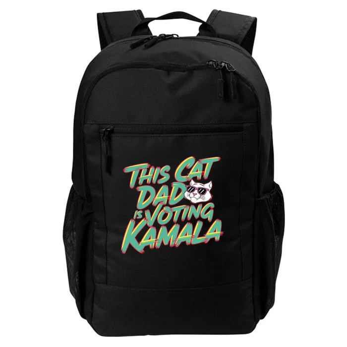 Cat Dad Voting Kamala Harris For President 2024 Vote Blue Daily Commute Backpack