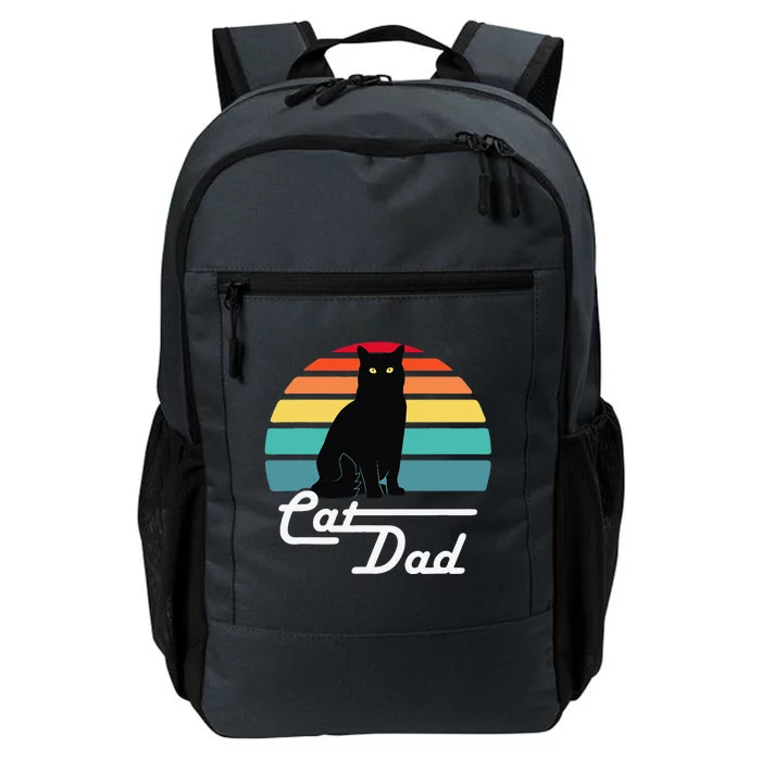 Cat Dad Vintage Style Cat Lover Gift Daily Commute Backpack