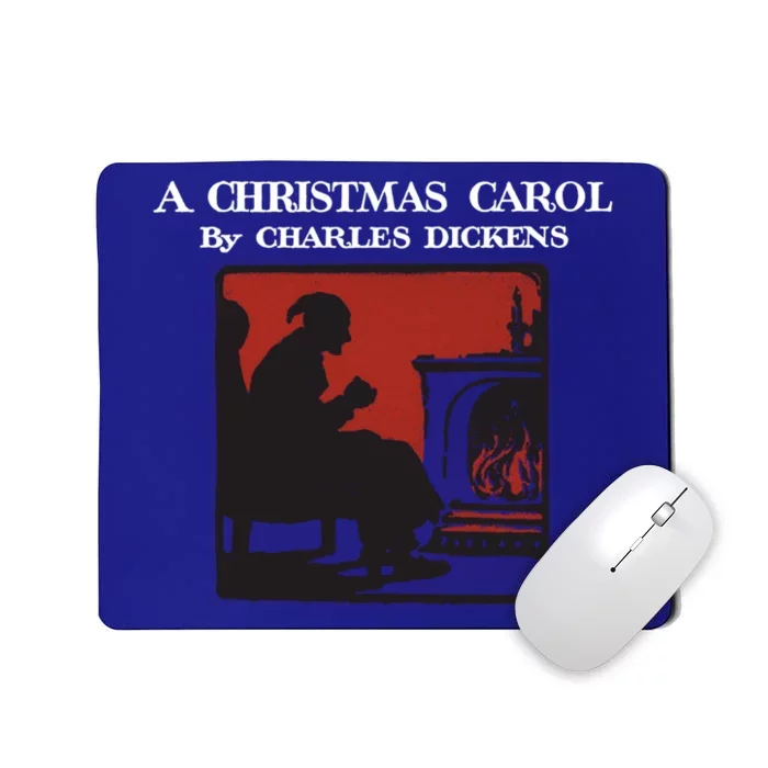 Charles Dickens Vintage Scrooge A Christmas Carol Book Art Great Gift Mousepad