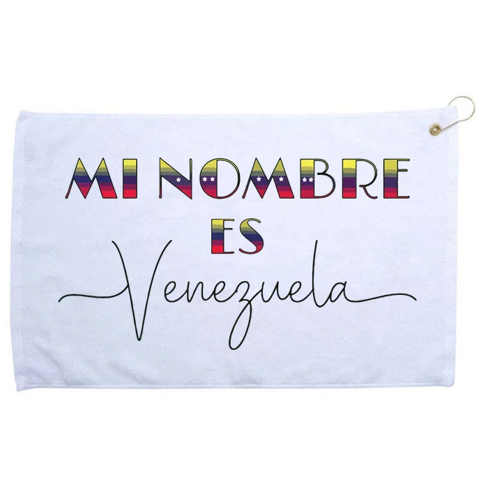 Camisa De Venezuela Venezuelan Flag Proud Venezuelan Grommeted Golf Towel