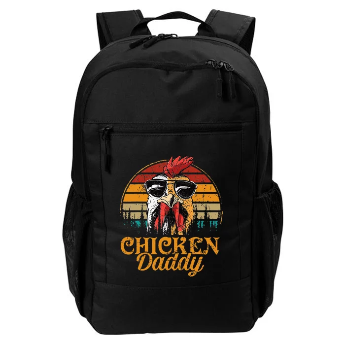 Chicken Daddy Vintage Poultry Farmer Funny Fathers Day Daily Commute Backpack