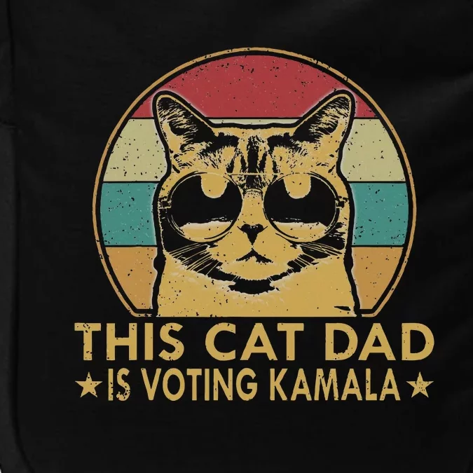 Cat Dad Voting For Kamalaharris President 2024 Vote Blue Impact Tech Backpack