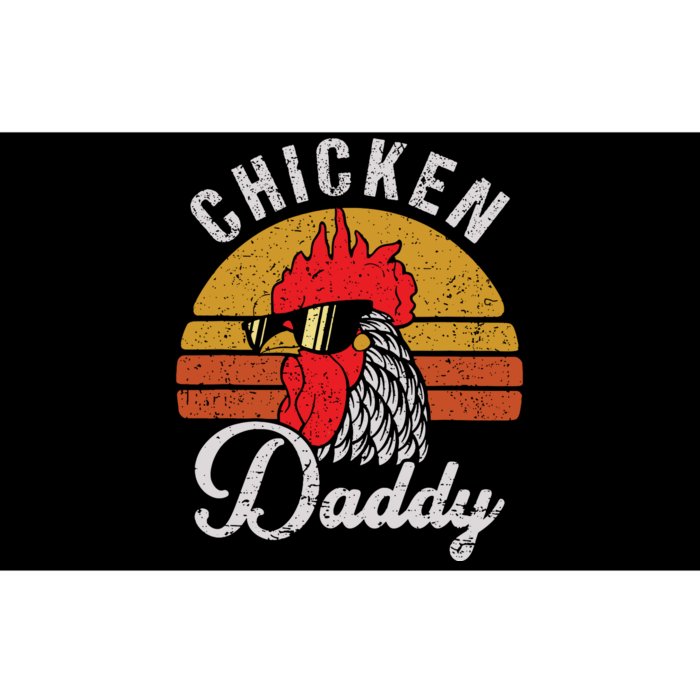 Chicken Daddy Vintage Style Chicken Dad Poultry Funny Farmer Bumper Sticker