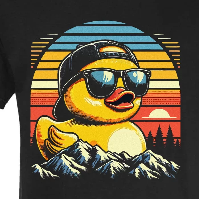 Cool Duck With Sunglasses Retro Funny Garment-Dyed Heavyweight T-Shirt