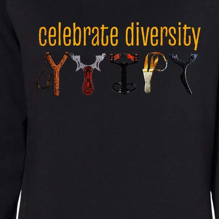 Celebrate Diversity with a Hilarious Slingshot Catapult Womens California Wash Sweatshirt