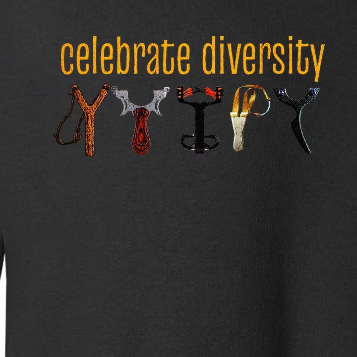 Celebrate Diversity with a Hilarious Slingshot Catapult Toddler Sweatshirt