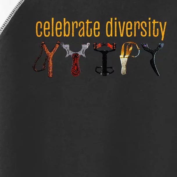 Celebrate Diversity with a Hilarious Slingshot Catapult Toddler Fine Jersey T-Shirt