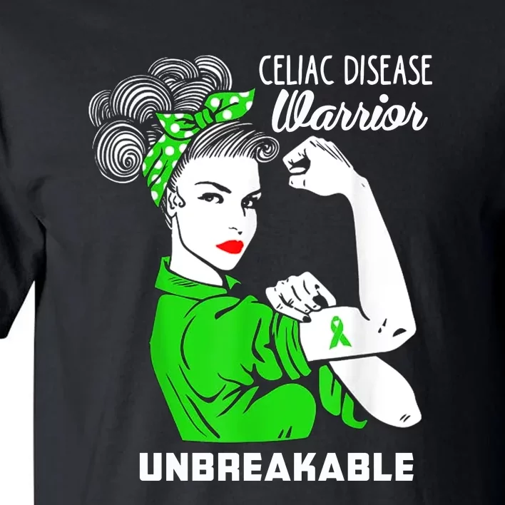 Celiac Disease Warrior Unbreakable Awareness Strong Cute Gift Tall T-Shirt