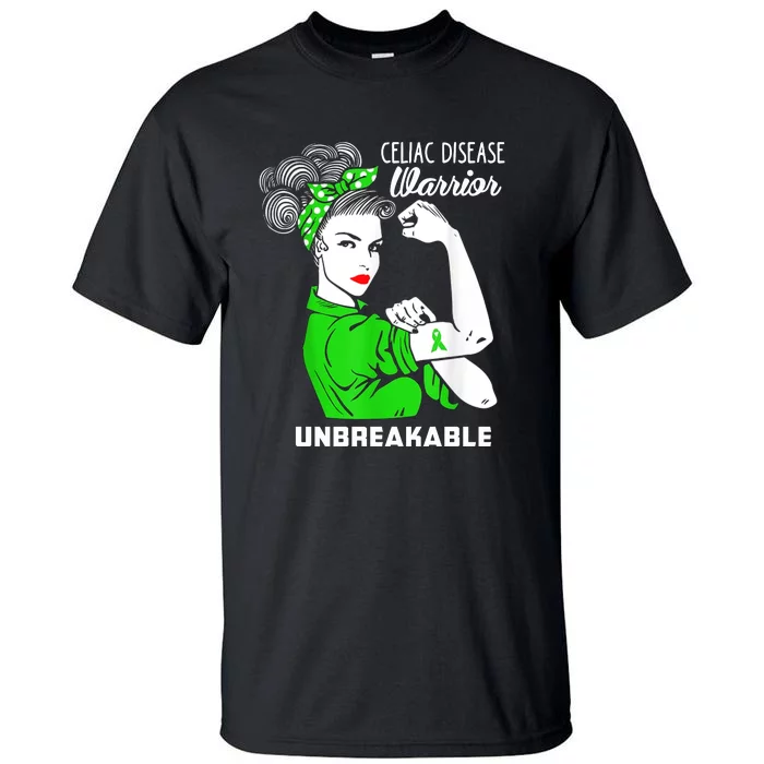 Celiac Disease Warrior Unbreakable Awareness Strong Cute Gift Tall T-Shirt