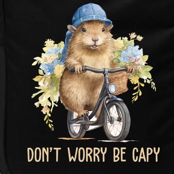 Capybara Dont Worry Be Capy Impact Tech Backpack