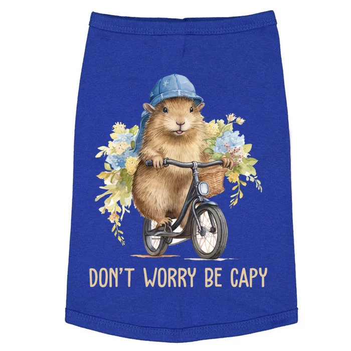 Capybara Dont Worry Be Capy Doggie Tank