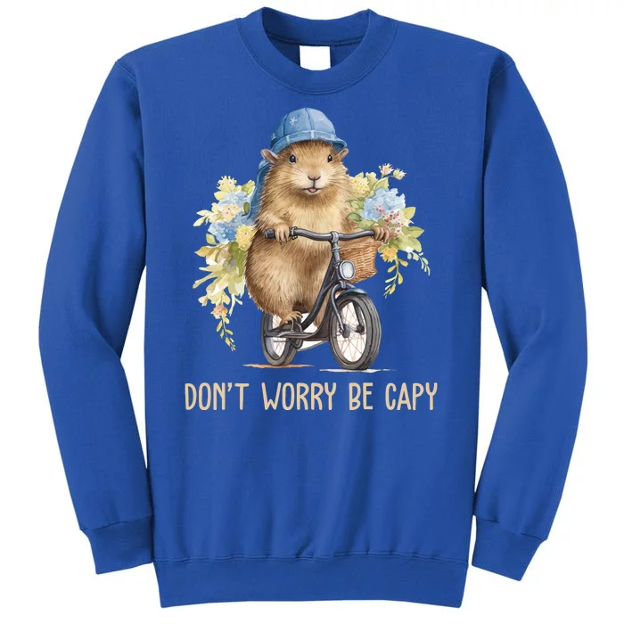 Capybara Dont Worry Be Capy Sweatshirt