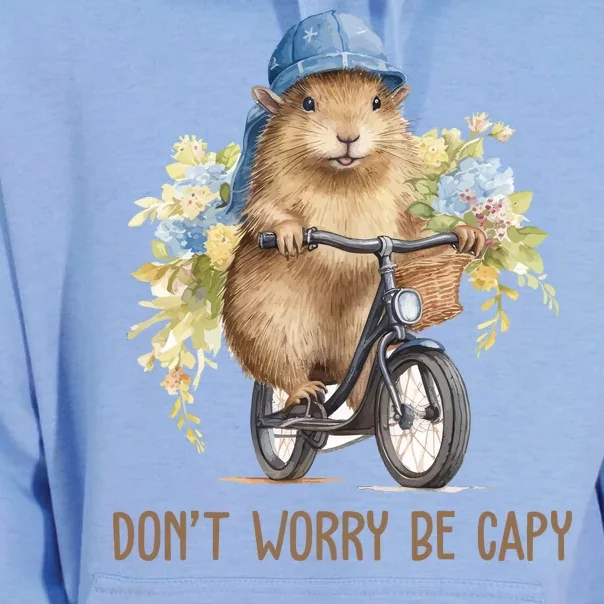 Capybara Dont Worry Be Capy Unisex Surf Hoodie