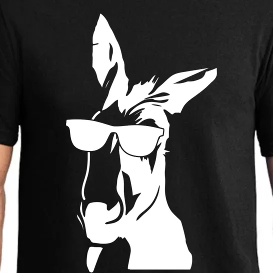 Cool Donkey With Sunglasses For Men Women Kids Boys Girls Gift Pajama Set