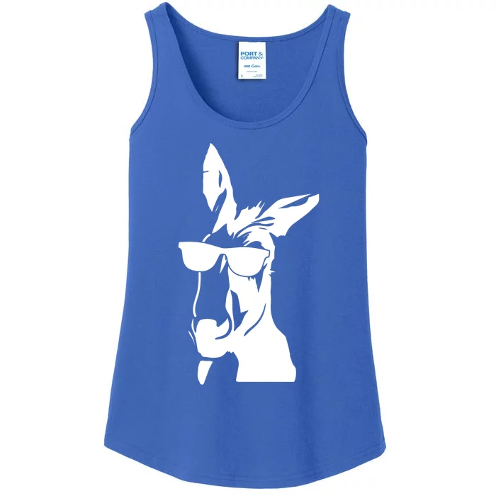 Cool Donkey With Sunglasses For Men Women Kids Boys Girls Gift Ladies Essential Tank