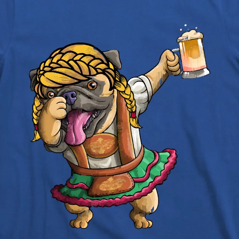 Cool Dabbing With Dog Holding Beer Cup Gift Oktoberfest Gif Gift T-Shirt