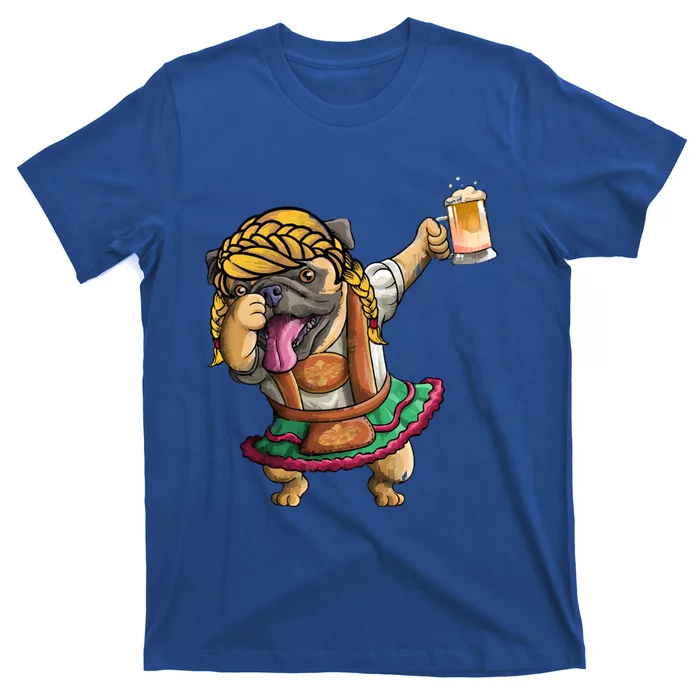 Cool Dabbing With Dog Holding Beer Cup Gift Oktoberfest Gif Gift T-Shirt