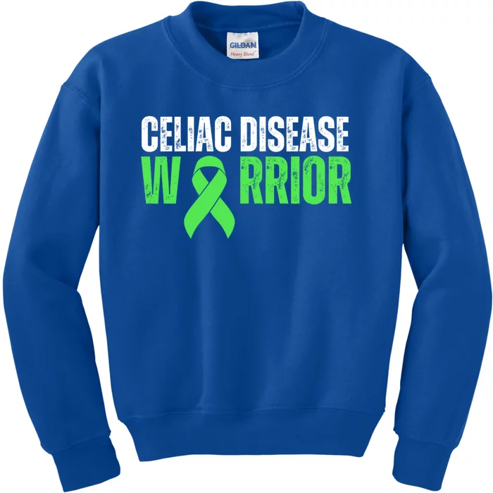 Celiac Disease Warrior Support And Awareness Glutenfree Gift Kids Sweatshirt