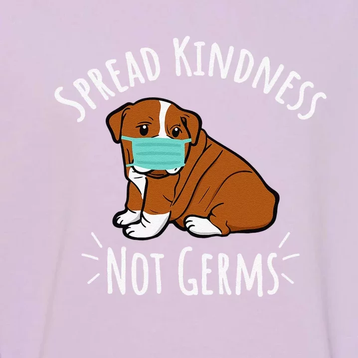 Cute Dog With Face Mask Unity Day Spread Kindness Not Germs Garment-Dyed Sweatshirt